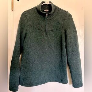 The North Face women’s half zip sweater jacket.